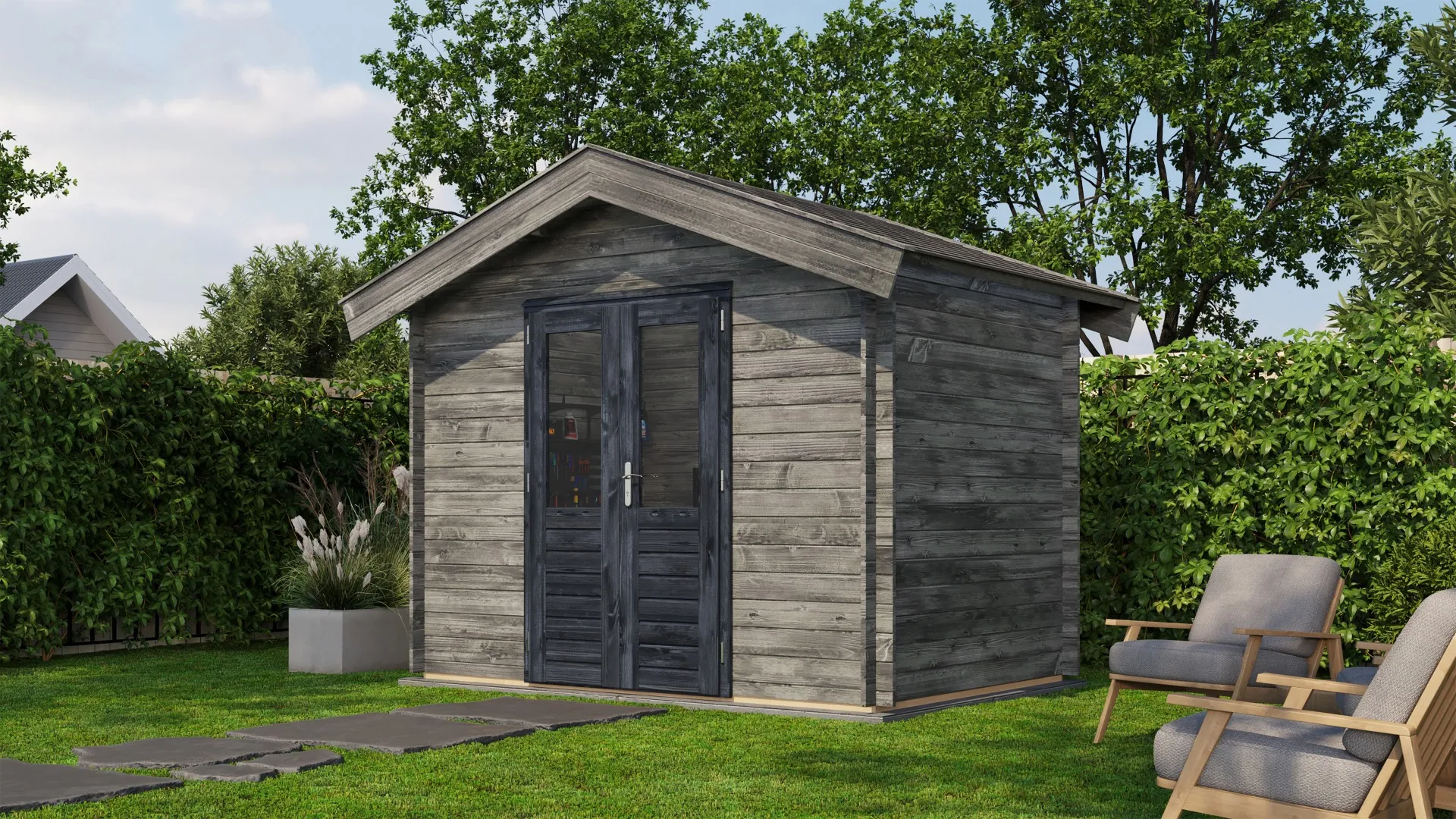 Lugarde Select | Tuinhuis Aalten 300 x 200 | Keteldruk Grijs