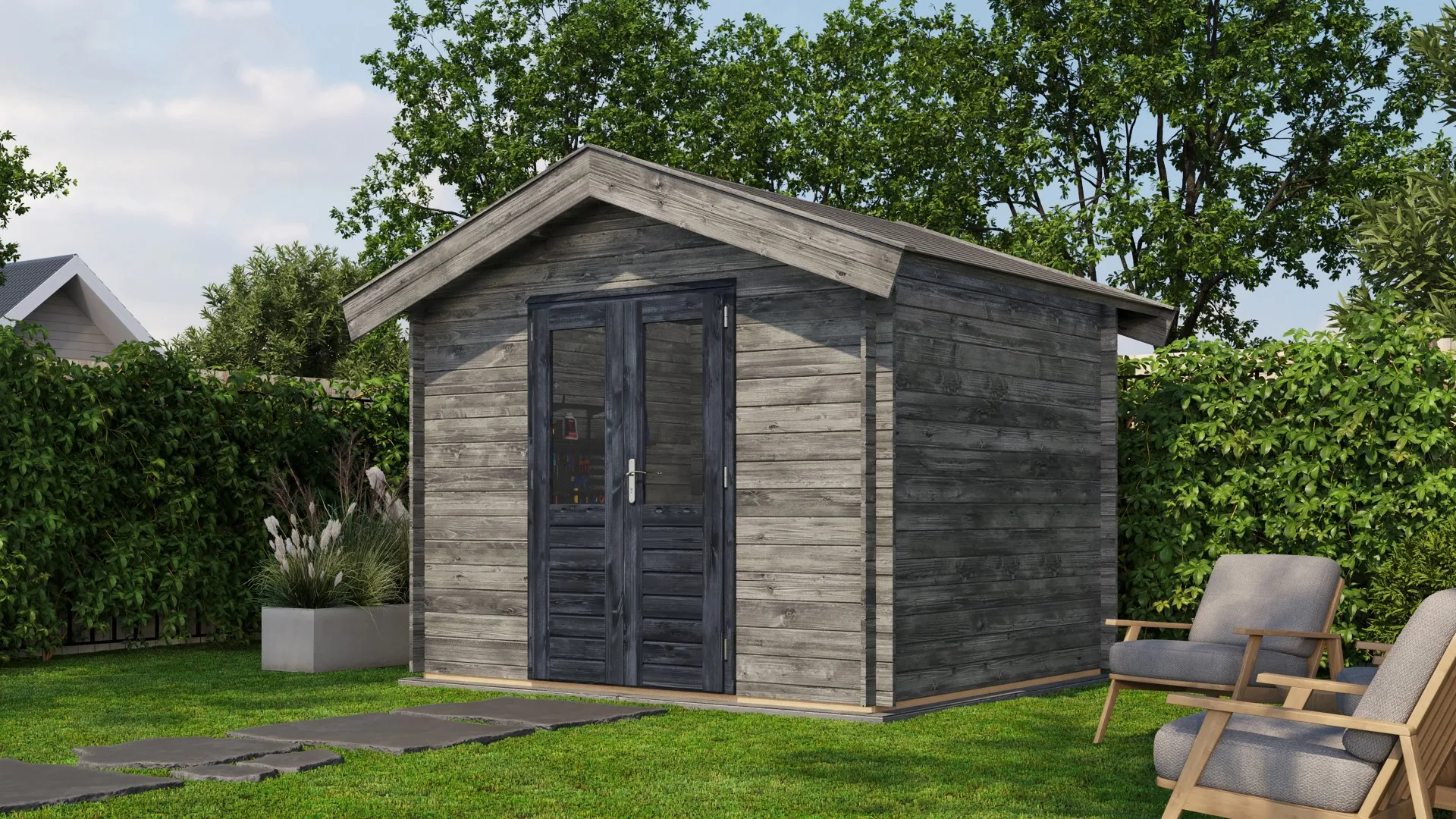 Lugarde Select | Blokhut Borculo 300 x 250 | Keteldruk Grijs