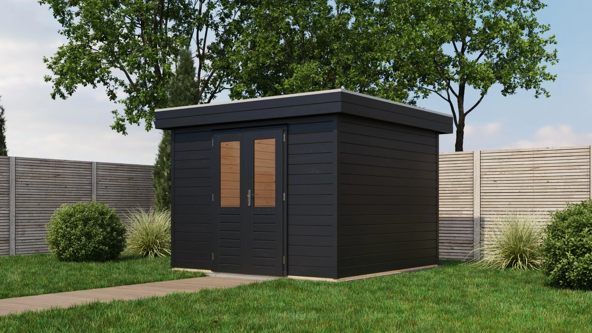 Lugarde Select Prima | Tuinhuis Haarlem 300 x 300 cm | RAL 7021