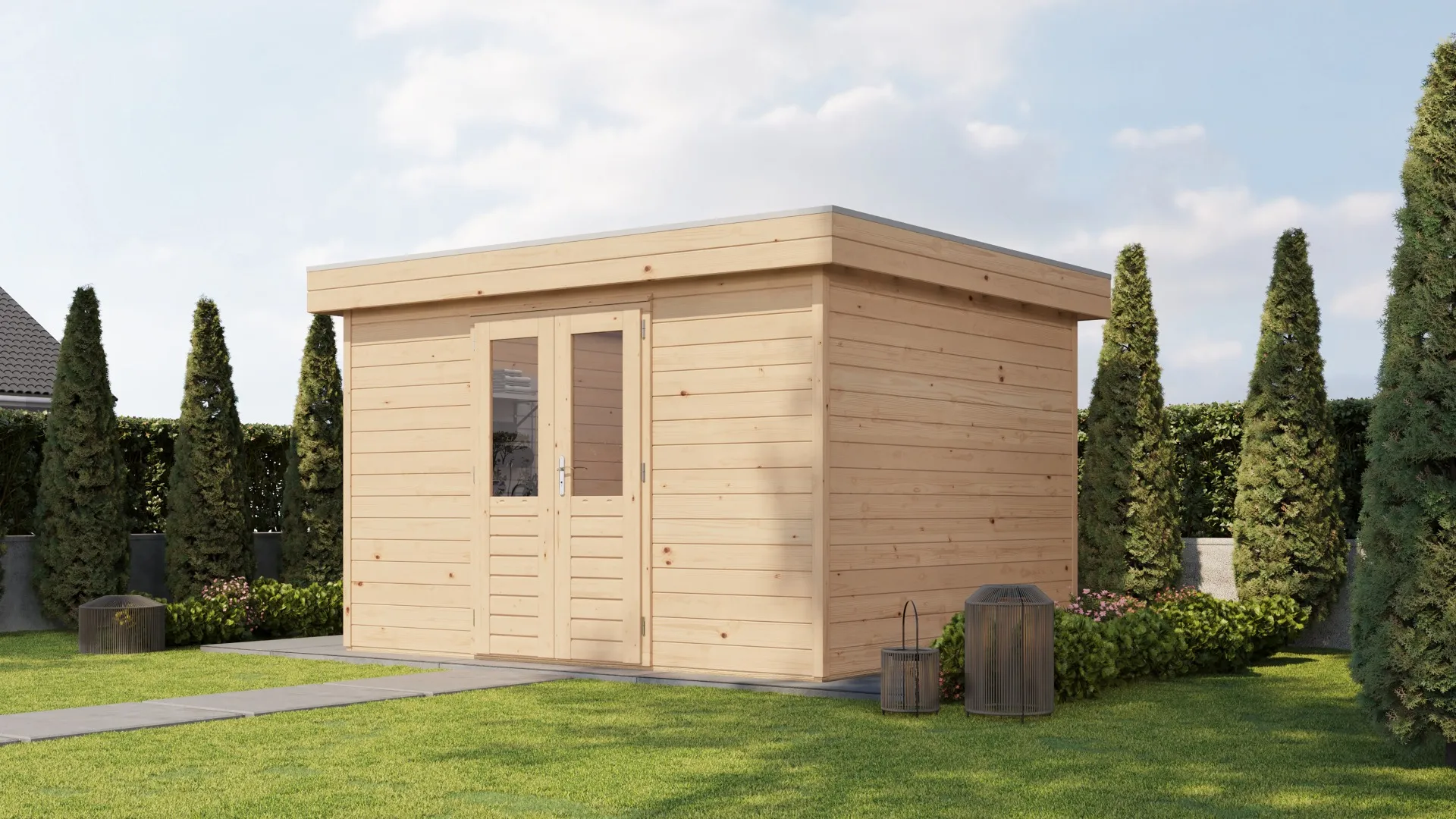 Lugarde Select Prima | Tuinhuis Heerlen 360 x 300 cm | Onbehandeld