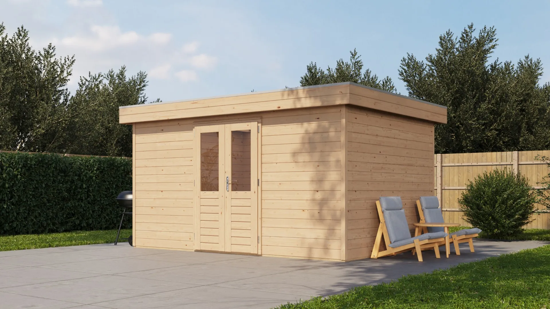 Lugarde Select Prima | Tuinhuis Hoofddorp 420 x 300 cm | Onbehandeld